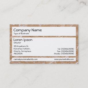 Panels - Chipboard Business Card