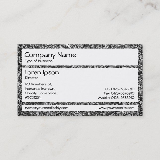 Panels - Granite Business Card (Front)
