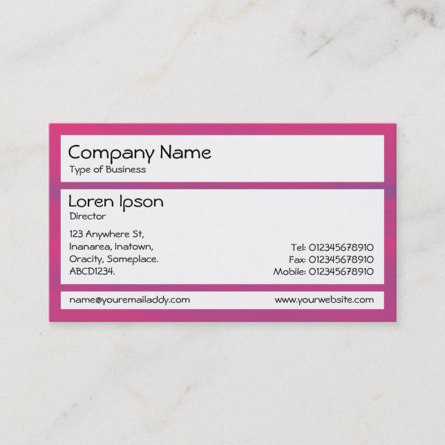 Panels - Red Clouds Business Card (Front)