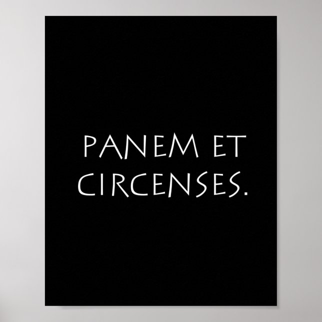 Panem et circenses poster (Front)