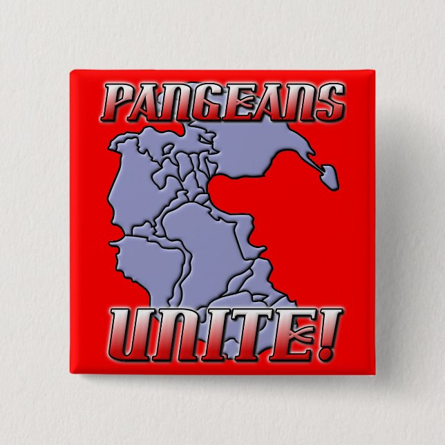 Pangea Unite Geography Button (Front)