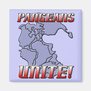 Pangea Unite Geography Magnet