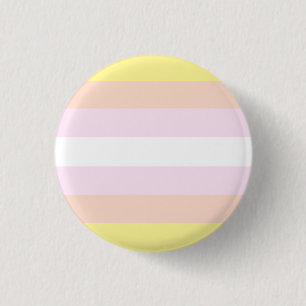 Pangender Pride Flag Badge 1 Inch Round Button