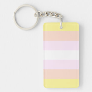 Pangender Pride Flag Keychain