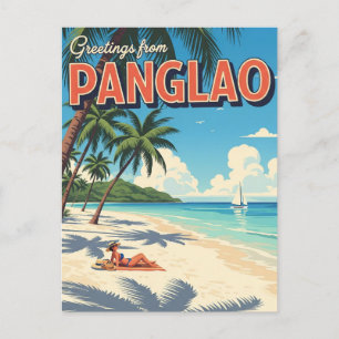 Panglao Island Philippines Travel Postcard