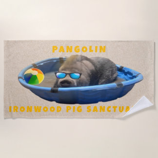 Pangolin Beach Towel
