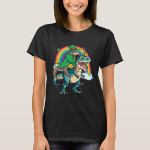 Pangolin Beer Dino Rex Horn Rainbow T-Shirt