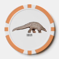Pangolin cartoon illustration