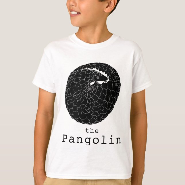 Pangolin Endangered Species Animal Wildlife Art T-Shirt (Front)