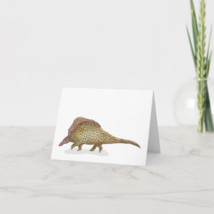 Pangolin mother and baby Mother's Day card