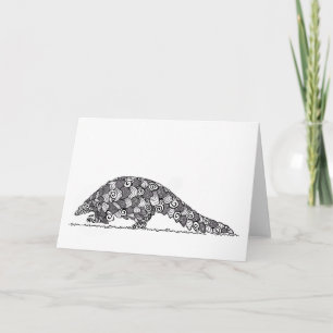 Pangolin on Patrol Card