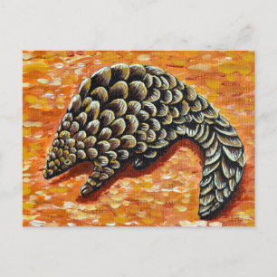 Pangolin Painting Postcard