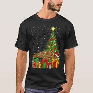 Pangolin   Xmas Holiday Santa Pangolin Christmas T T-Shirt
