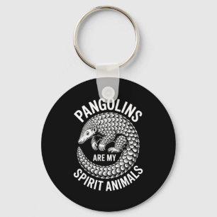 Pangolins Srit Animals Funny Pangolin  Keychain