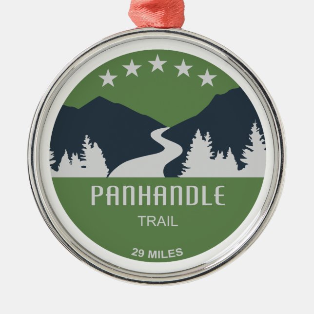 Panhandle Trail Metal Ornament (Front)