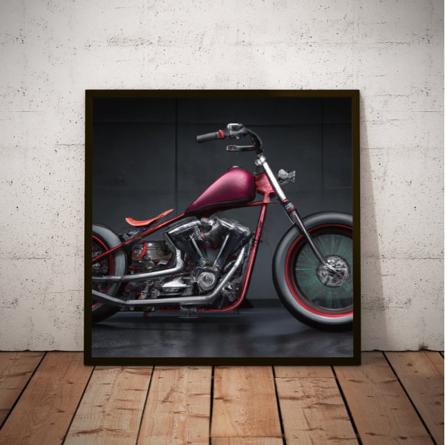Panhead Bobber Motorcycle Poster (Creator Uploaded)
