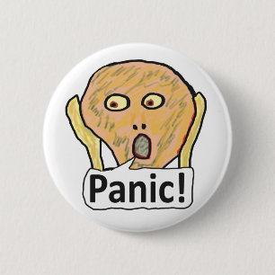 Panic! 2 Inch Round Button
