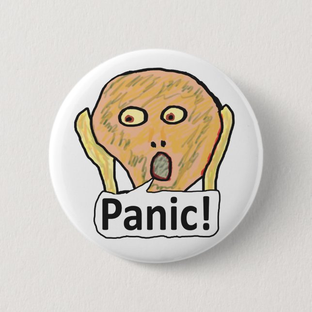 Panic! 2 Inch Round Button (Front)