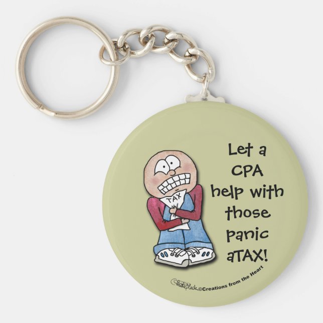 Panic aTAX! Keychain (Front)