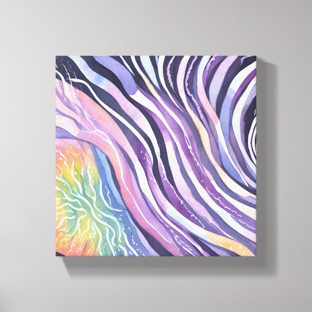 Panic Attack | Contemporary Mental Health Canvas Print (Front)