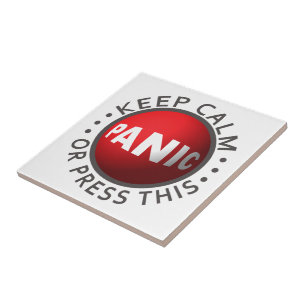 Panic Button ceramic tiles