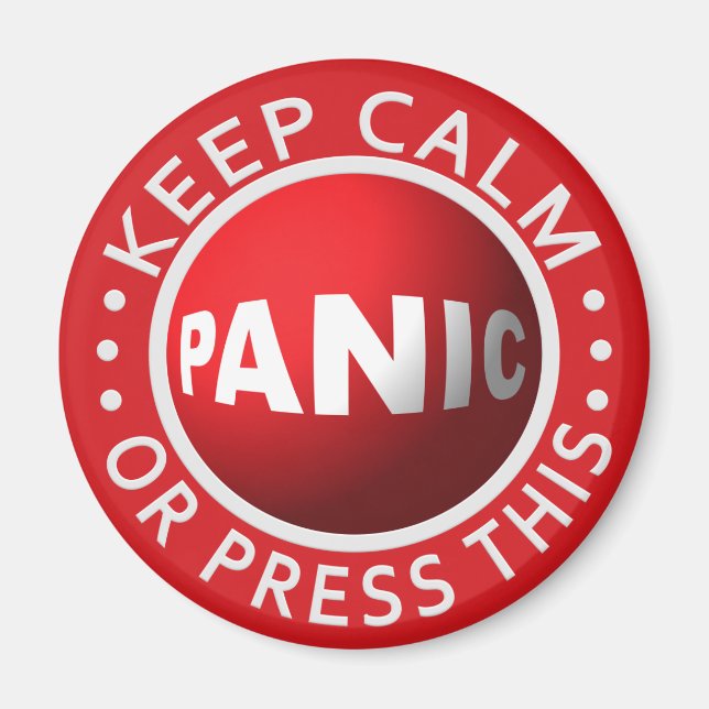 Panic Button magnet (Front)