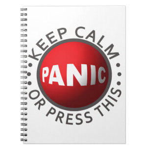 Panic Button notebook