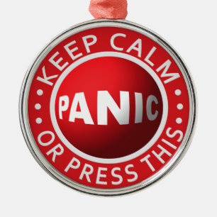 Panic Button ornament