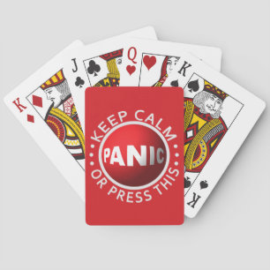 Panic Button playing cards