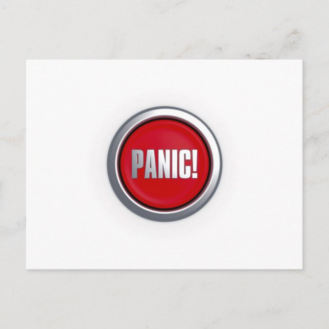 Panic Button Postcard (Front)