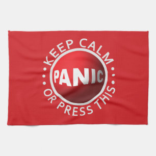 Panic Button serviette de cuisine