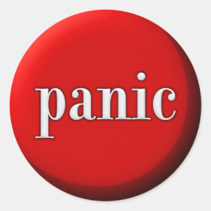 Panic Button Sticker