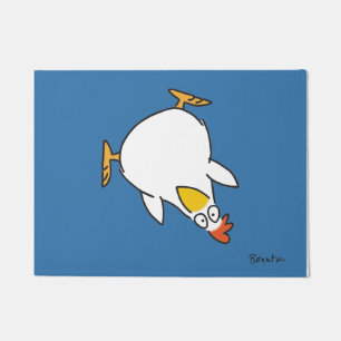 PANIC CHICKEN doormat Sandra Boynton 