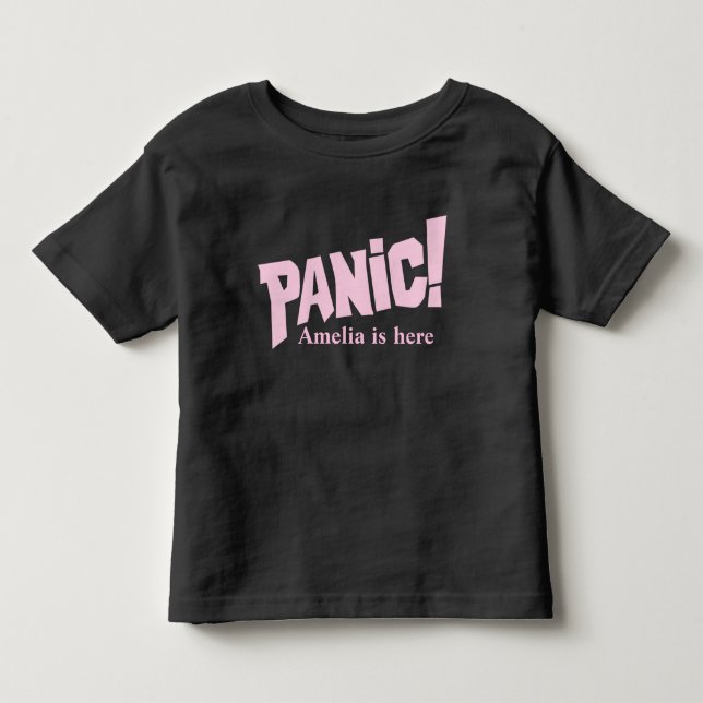 Panic named girls t-shirt (Front)