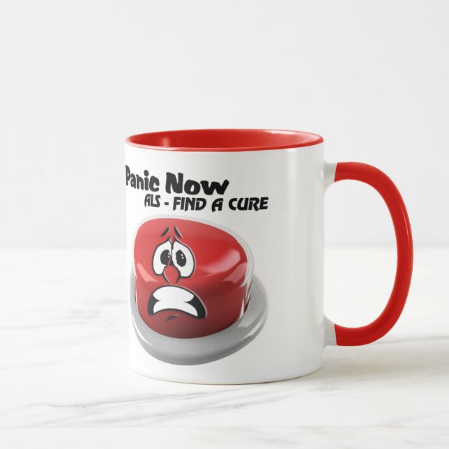 Panic Now  Ringer Mug (Right)