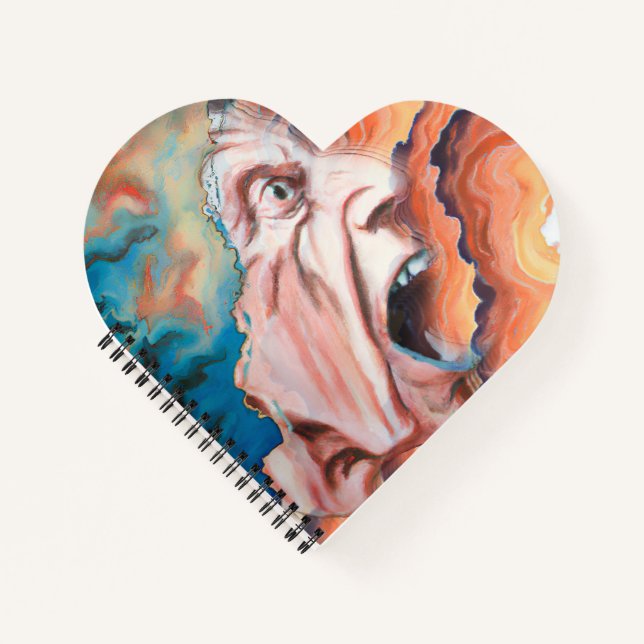 Panic Waves Oil Painting Notebook (Front)