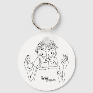 panicky cartoon character keychain