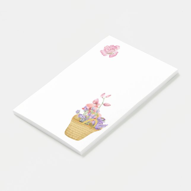 Panier de fleurs Post-it (Incliné)