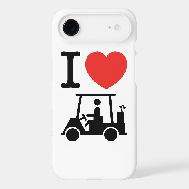 Panier de golf I Heart (Love) (Verso)