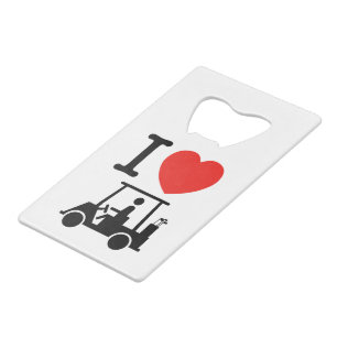 Panier de golf I Heart (Love)