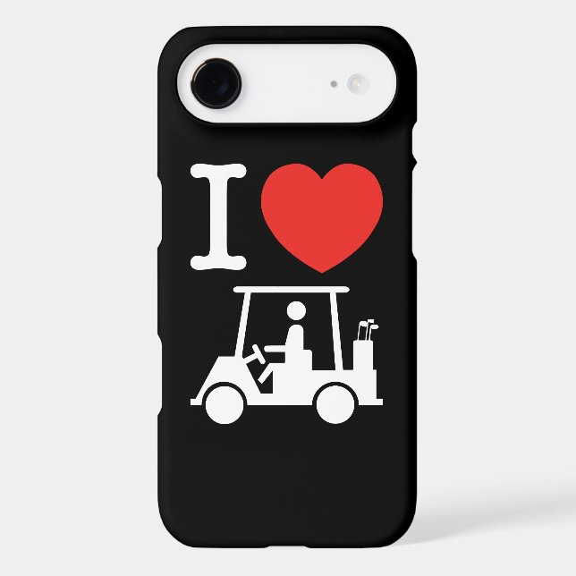 Panier de golf I Heart (Love) (Verso)