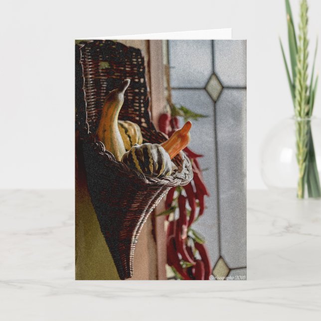 Panier de la photo squash Carte de voeux (Devant)