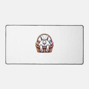 Panier de lapin mignon de Pâques Chasse aux œufs d