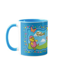 Panier de Pâques Pâques Espagnol Céramique Mug