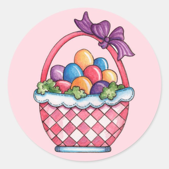 Panier de Pâques - Stickers (Devant)