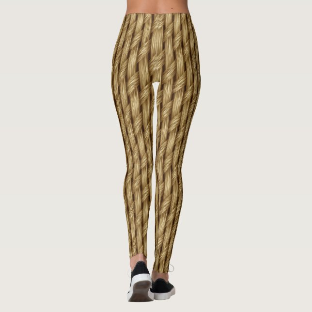 Panier en osier Photographie de Leggings amusants (Dos)