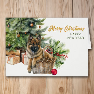 Panier en osier pour chien Tervuren belge Arbre de