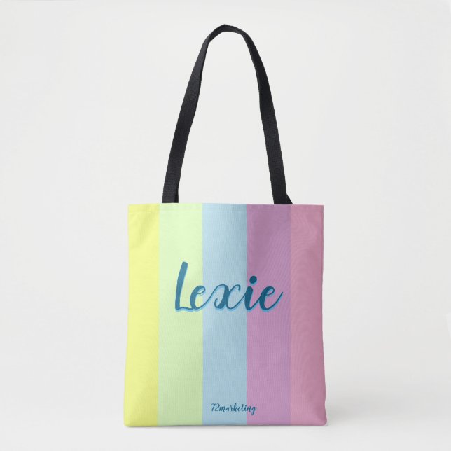 Panier en pastel de bourse de filles de sac (Devant)
