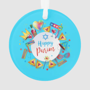 Panier Purim Cadeaux Hamantaschen Gragger Hébreu