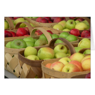 Paniers d'Apple au marché